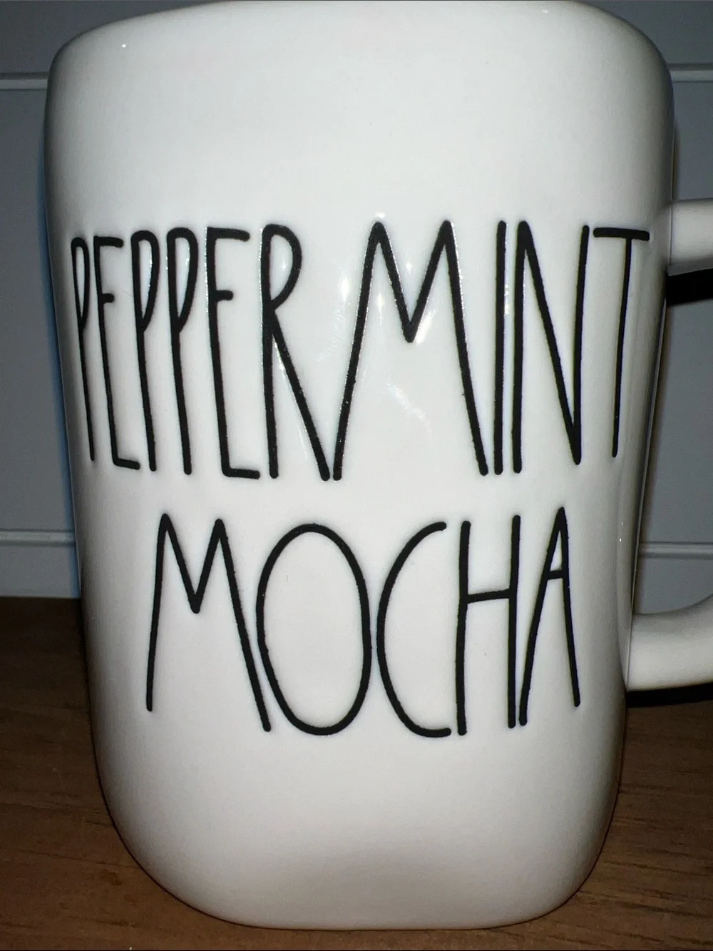 Rae Dunn Christmas Mug with Red Interior Accent - Picture 3 of 9